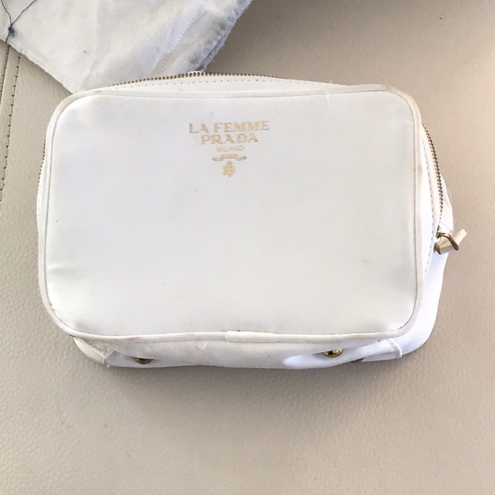 Prada makeup bag